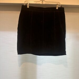 Sued mini skirt